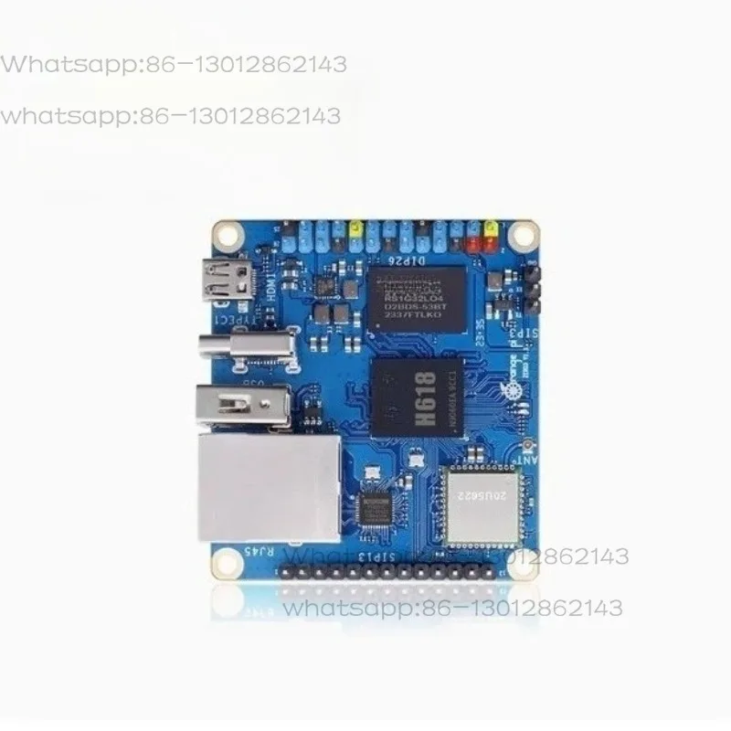 Mini Single Board Computer with Allwinner H618 Quad-Core Processor, Compact Development Board for IoT & Embedded Projects