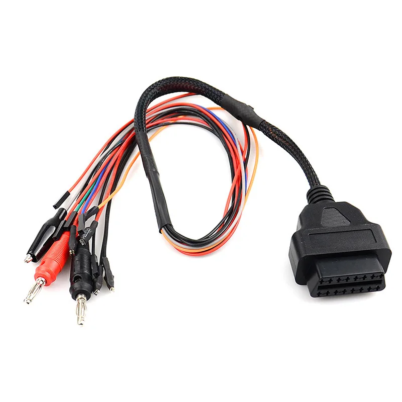ECU Bench Pinout Cable MPPS V18 V21 Tricore OBD2 Breakout Cable 12V Switch Voltage Detection ECU Programming Diagnostic Adapter