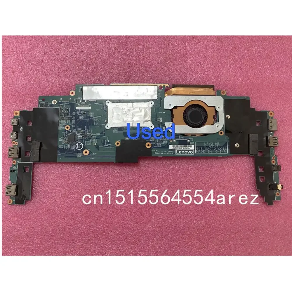 Used For Lenovo Thinkpad X1 Yoga 2nd Gen Laptop Motherboard Mainboard i7-7600U 16G With Fan 01AX856