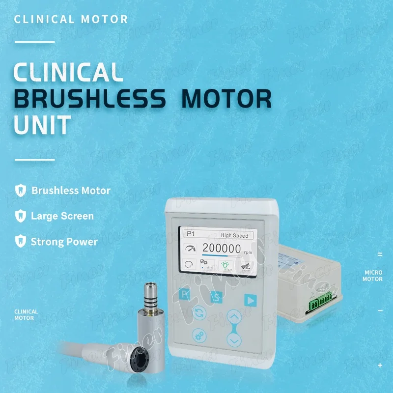 Micromotor sin escobillas con 16:1 1:1 den tal motor eléctrico incorporado para cirugía