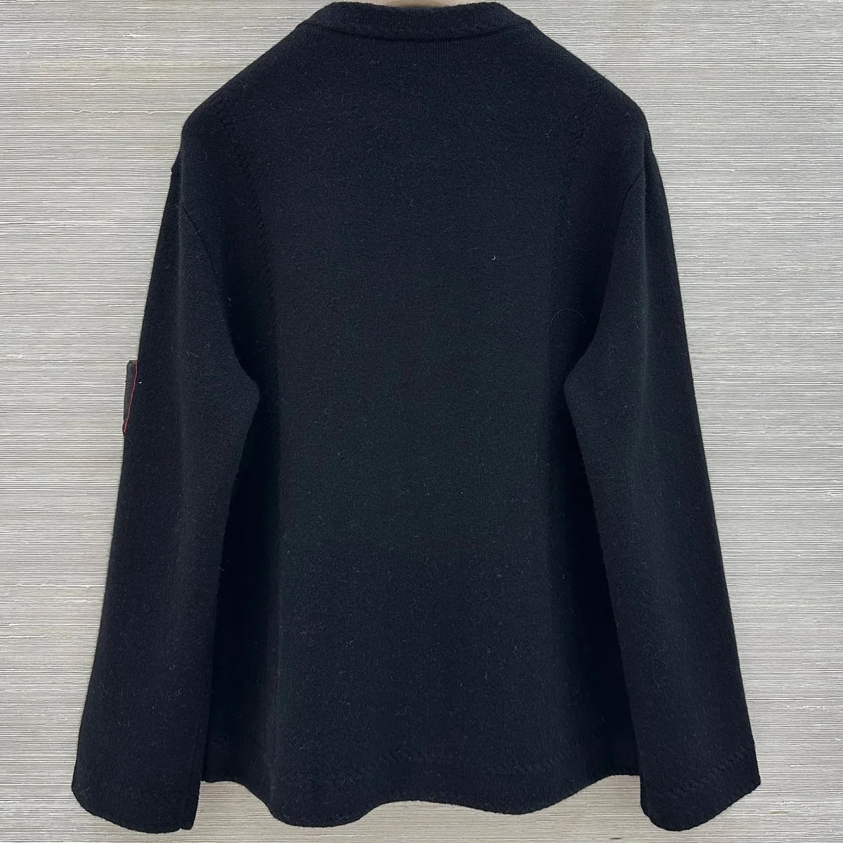 High Quality Women Round Neck Knit Cardigan, Diamond Patch Pockets Long Sleeve Single Breasted Jacket lyt2610830