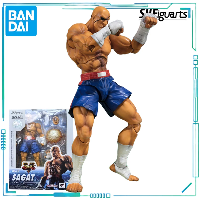 반다이 정품 S.H. 피규어아츠 시리즈 스트리트 파이터 시리즈 VEGA, 바로크, 블랑카, 사가트, 그랜드,춘리, 가일 이동식 모델