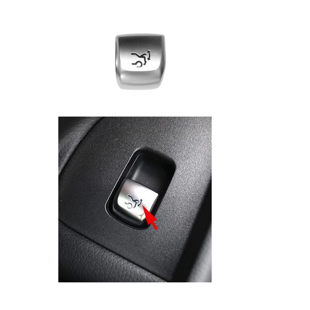 3X Rear Trunk Switch Control Button Trunk Repair Button Cover for Mercedes Benz C E GLK Class W205 W253 W213 W222(Standard)