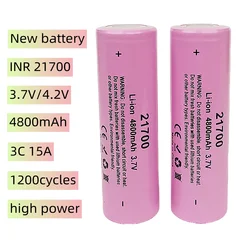 New original TSL INR21700E Lithium Battery High Power 4800mah 3C 15A Electric Vehicle Electric Tool Low Internal Resistance