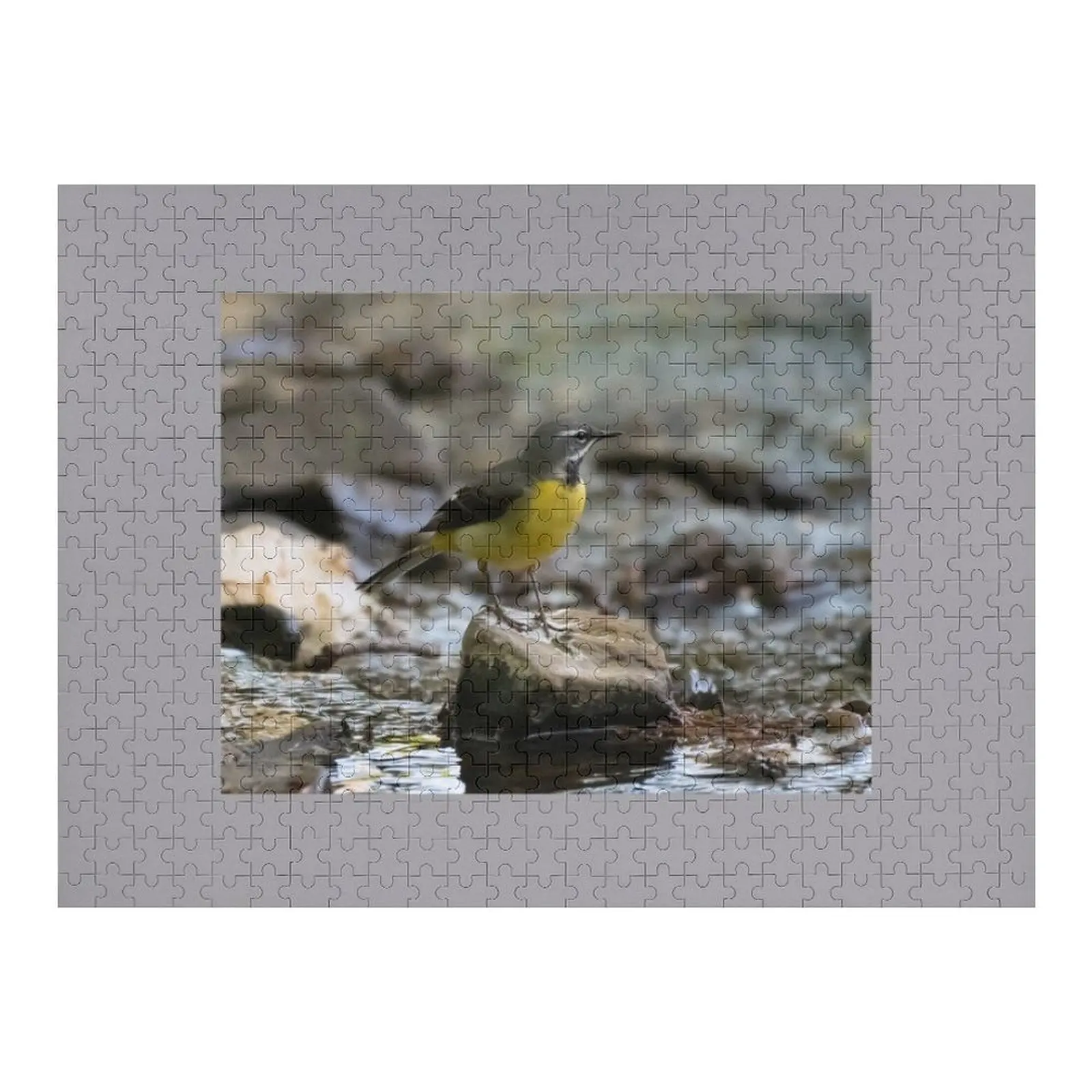 

grey wagtail Jigsaw Puzzle Custom Name Child Toy Personalized Wooden Name For Children Puzzle