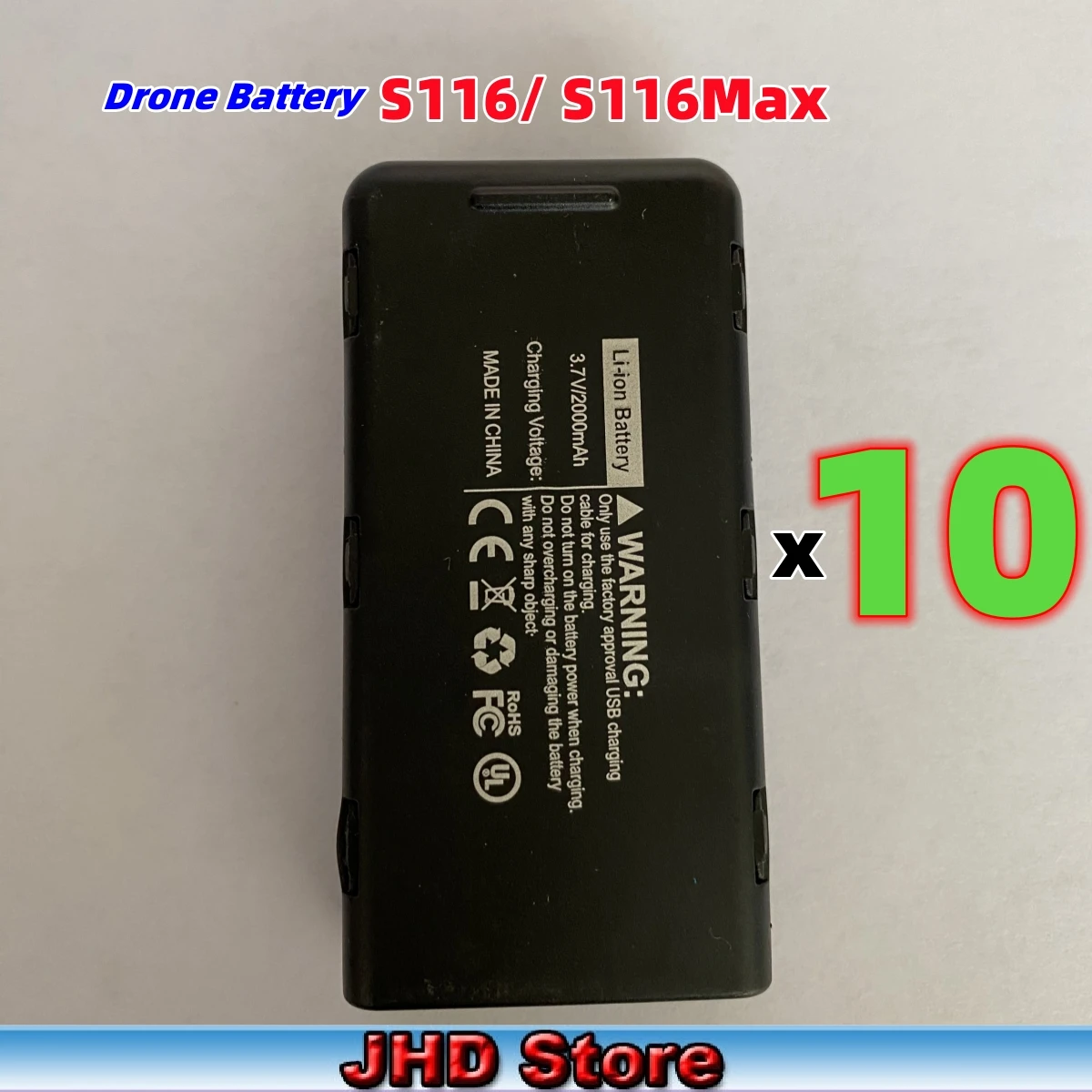 JHD oryginalny PYLV S116 MAX bateria do drona 3.7V 2000Mah dla S116 bateria do drona zastosowanie wszystkich dostawców hurtowych baterii Drone S116