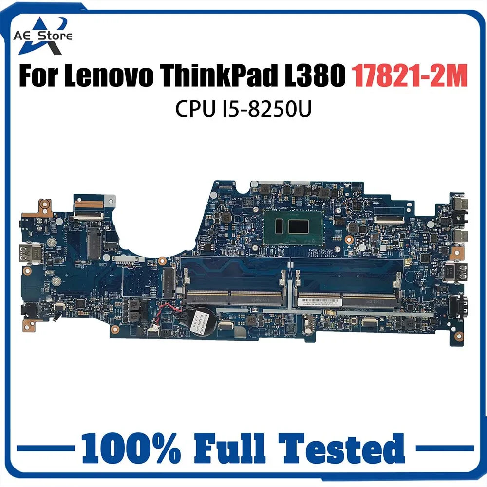 02HM000 01LW954 02HM023 For Lenovo ThinkPad L380 Notebook Motherboard LKL-1 MB 17821-2M 448.0CT04.002M With CPU I5-8250U