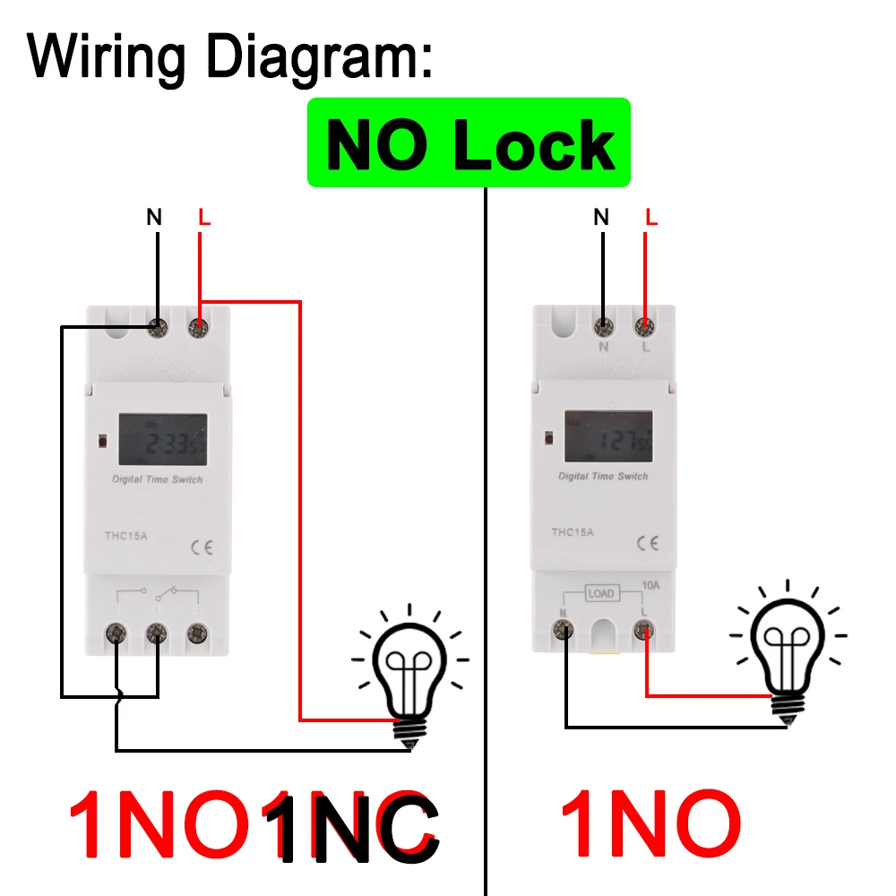 Imagem -02 - Eletrônico Semanal Dias Programável Relé de Tempo Digital Temporizador Interruptor Controle ac 220v 230v 12v 24v 630a Montagem em Trilho Din Thc15a