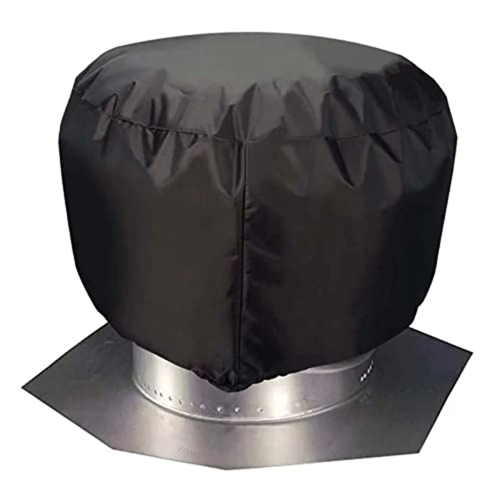 

For Turbine Vents Turbine Vent Cover For Roof Protection Black Easy Install Roof Ventilator Cover Waterproof Cover