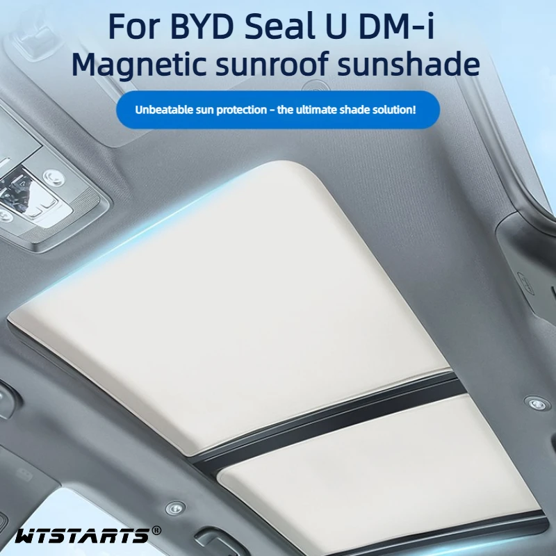 For BYD Seal U DM-i Smart Driving Edition 2020-2025 Panoramic Roof Sunshade, Custom Fit Sun Protection Cover Heat Insulation
