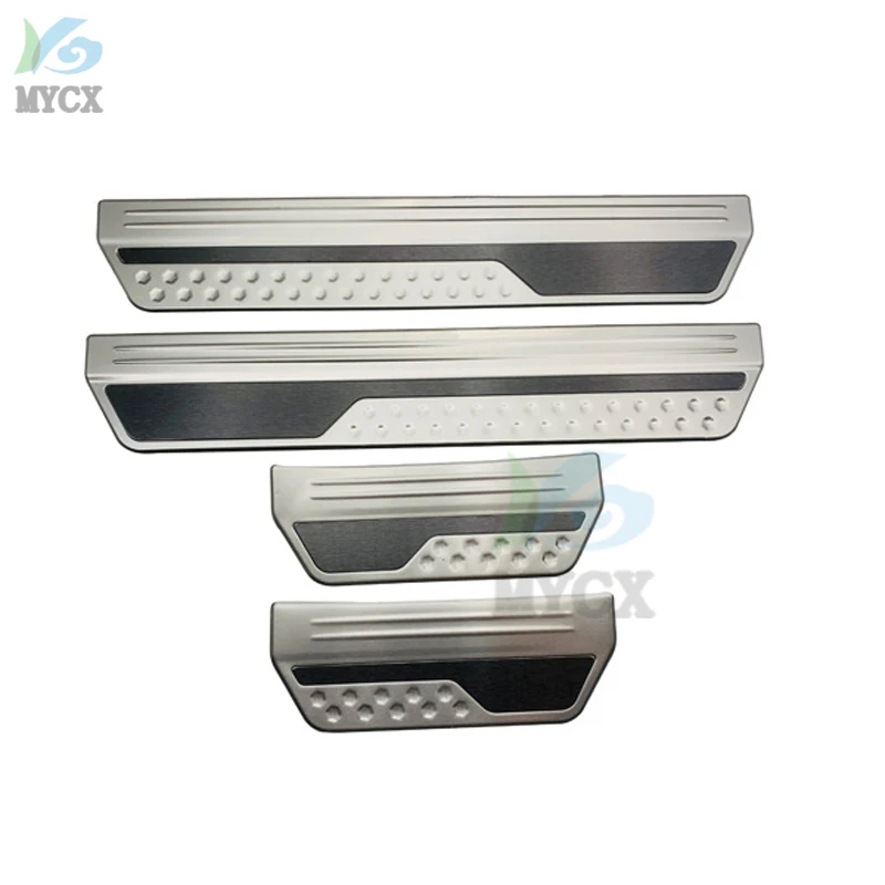 

For Honda HR-V HRV VEZEL 2021 2022 Stainless Steel Door Sill Scuff Plate Welcome Pedal Threshold Strip Car Styling Accessories