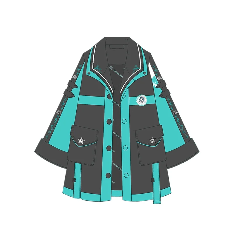 معطف أنيمي هاتسون ميكو ملابس الخريف والشتاء بأكمام طويلة ملابس الخروج الهدايا #6