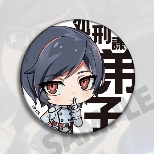 Akudama Drive  58MM BADGE IRON ICON