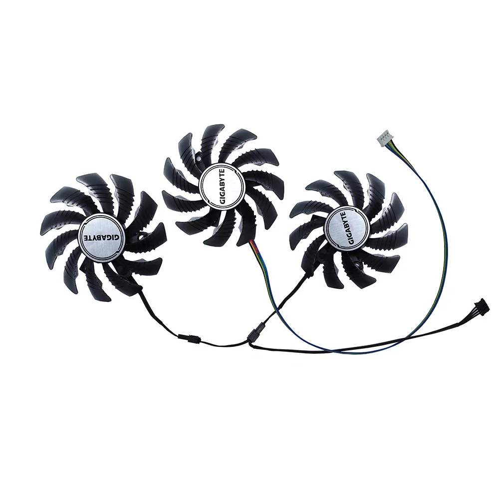 GPU VGA Cooler,Video Cards Fan,3Pcs/Set,75MM Diameter Size,GA81S2U,For Gigabyte Geforce rtx3060ti RTX 3060 Ti 3060Ti Gaming OC