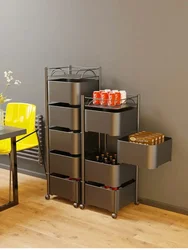 Tool Beauty Rolling Salon Trolley Hairdressing Cosmetic Salon Trolley Tattoo Storage