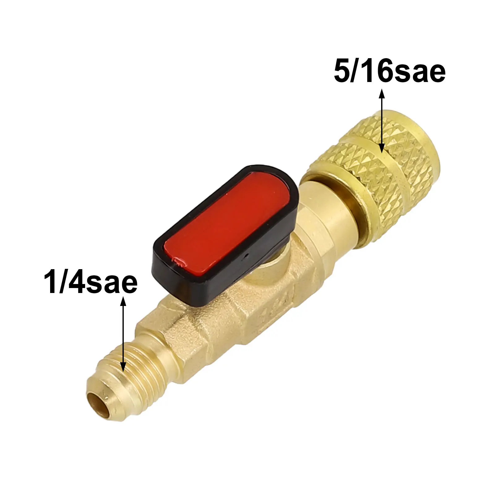 

For R32 Shut-off valve Right-hand 1/2 ACME F X 1/4 SAE M Accessories Professional Replacement Thread Tool Practiacl