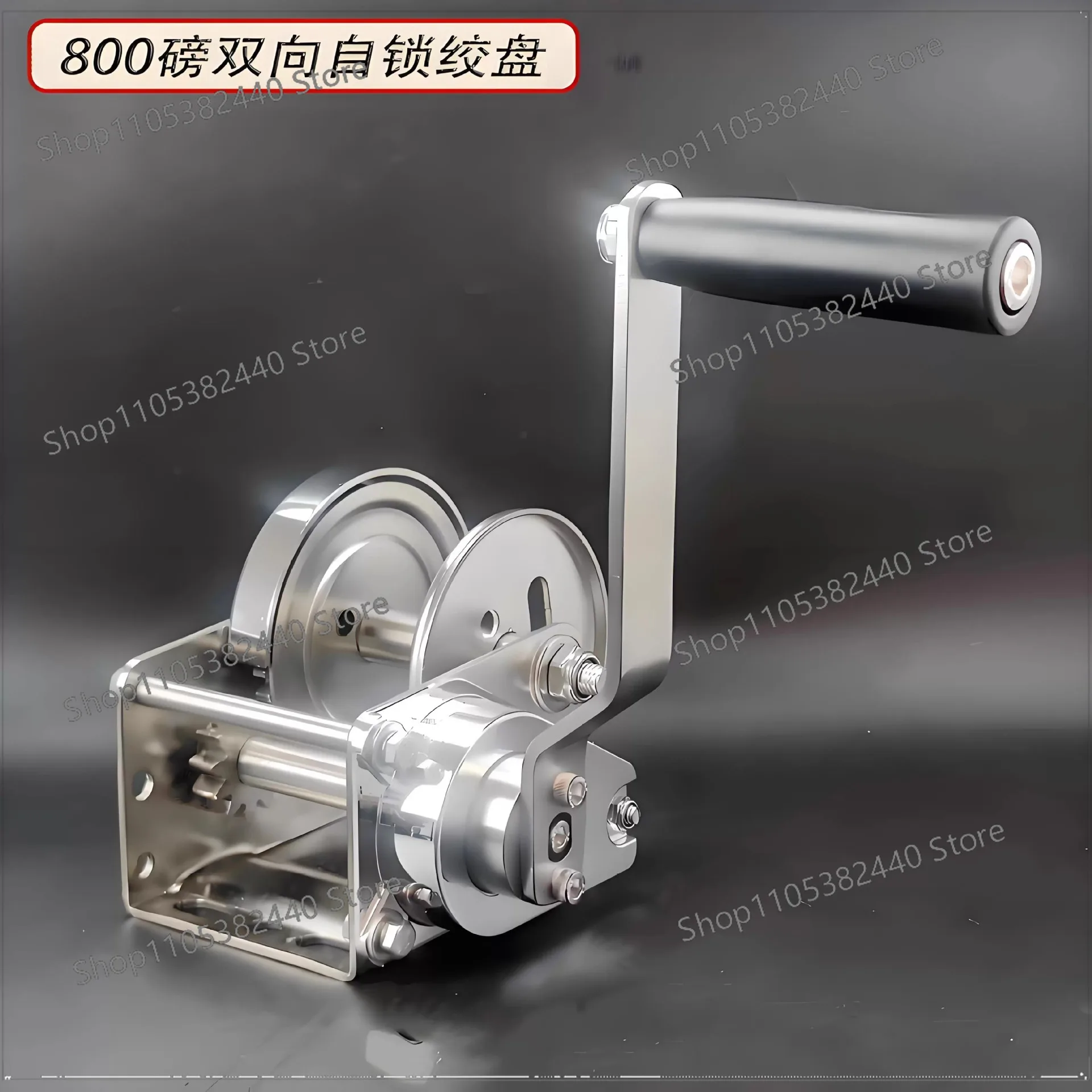 304 stainless steel hand winch car two-way self-locking sewage environmental protection rope hoist anti-rust corrosion crane