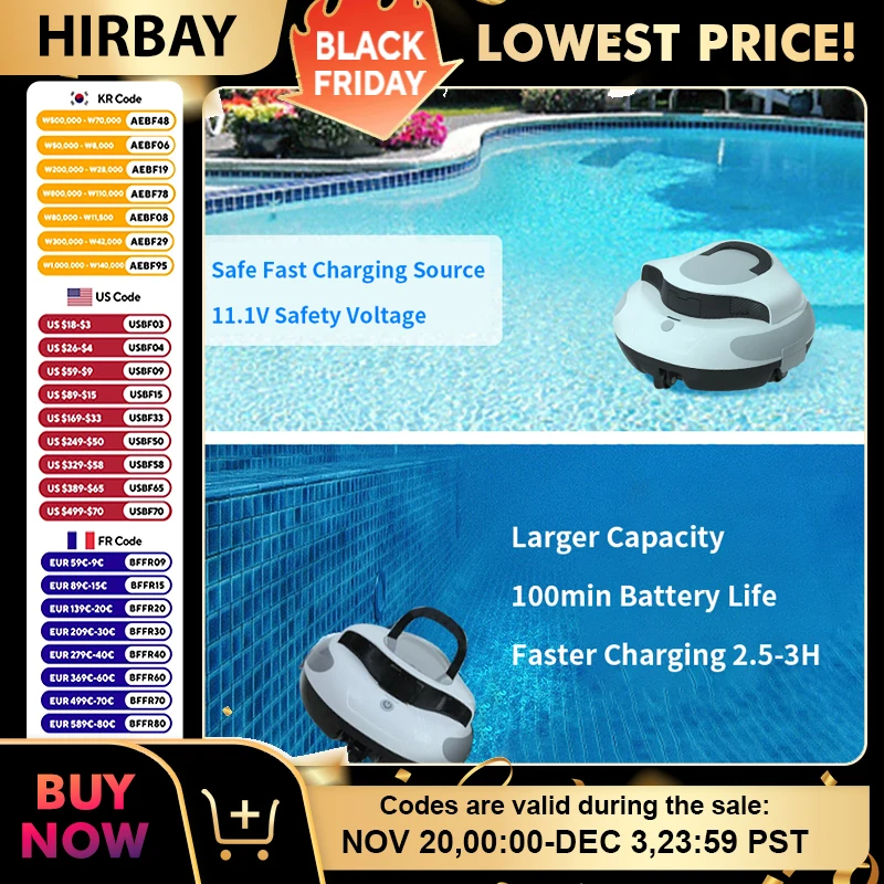 Limpiador de piscinas automático, Robot inalámbrico inteligente, Piscina Limpiafondos con función de estacionamiento automático, máquina de Limpieza de piscinas subacuáticas