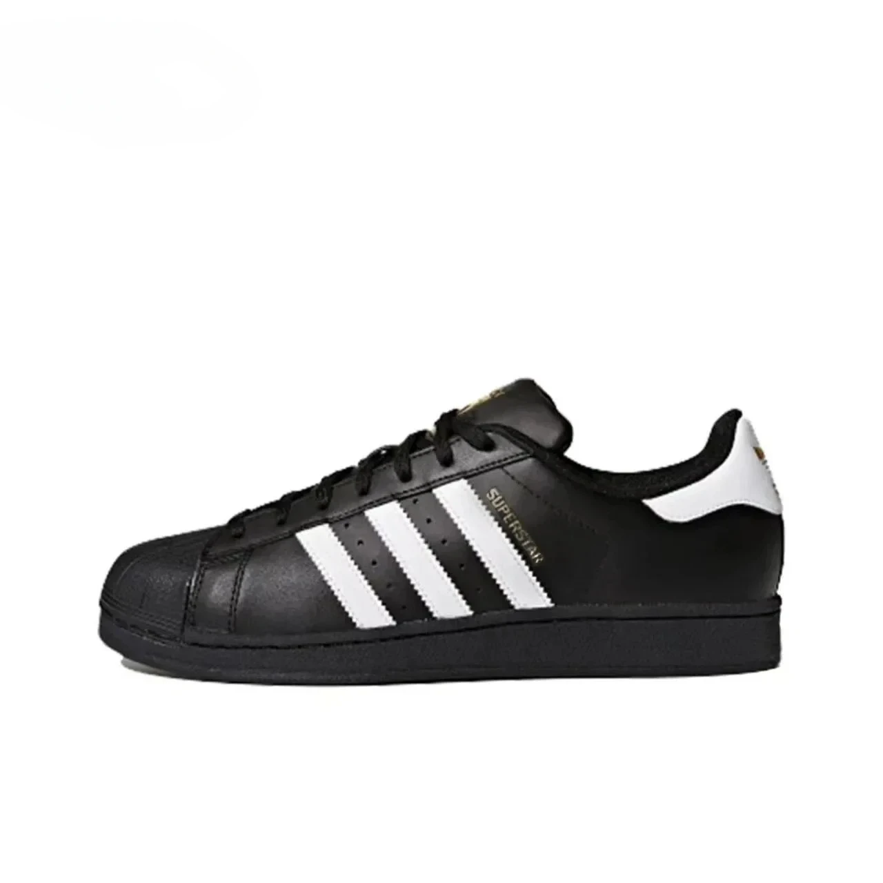 Adidas Superstar Core Black Cloud White Gold EG4959 Comfortable Breathable and Casual