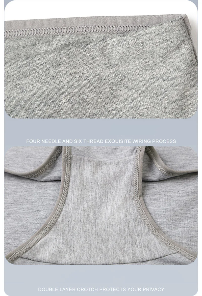 Neue 4 Teile/los Hohe Taille Höschen Frauen Unterwäsche Plus Größe Baumwolle Slip Mädchen Shaper Bauch Unterhose Weibliche Sexy Wäsche – Detail 4