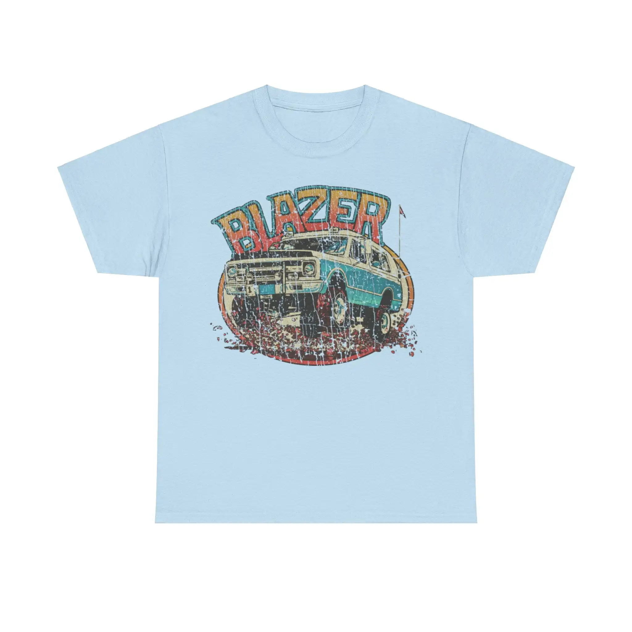 K5 Blazer 4x4 1971 Car Distressed Print T-shirt