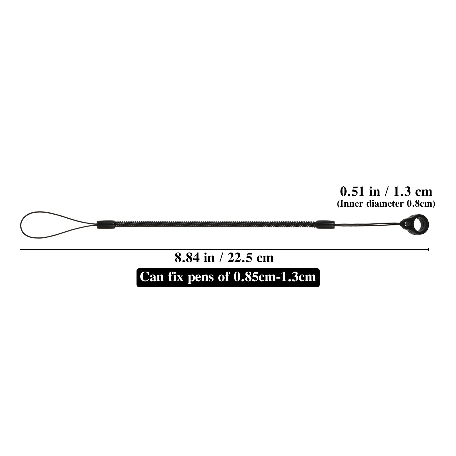 8 قطعة ستايلس القلم اسهم قابل للسحب الحبل مكافحة خسر حبل شريط للرسغ الحبل لسهولة الوصول الربيع حبل لقلم ستايلس