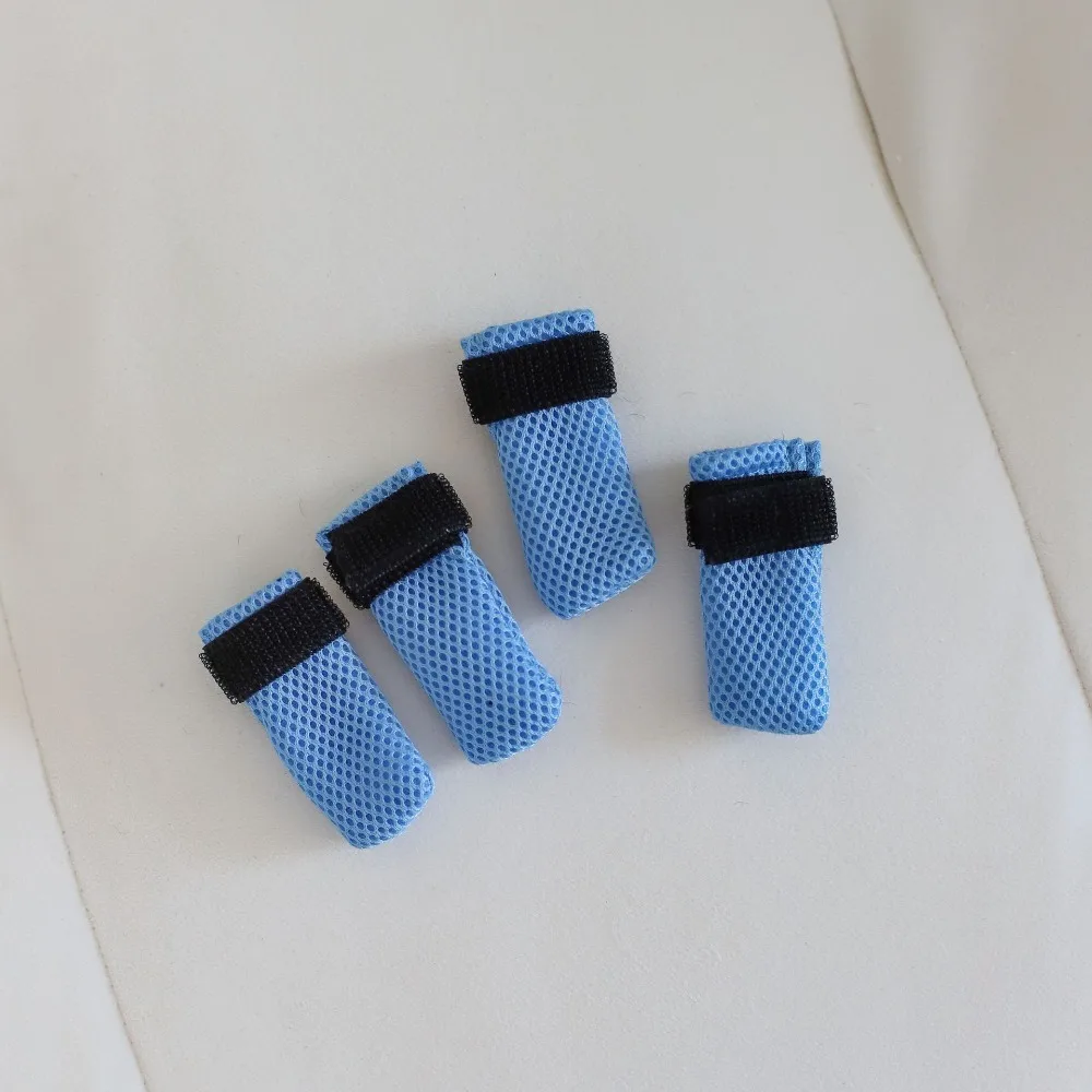 

Breathable Pet Foot Covers Anti-Slip Anti-Dirty Cat Anti Scratch Cover Silent Adjustable Cat Breathable Shoes Grooming