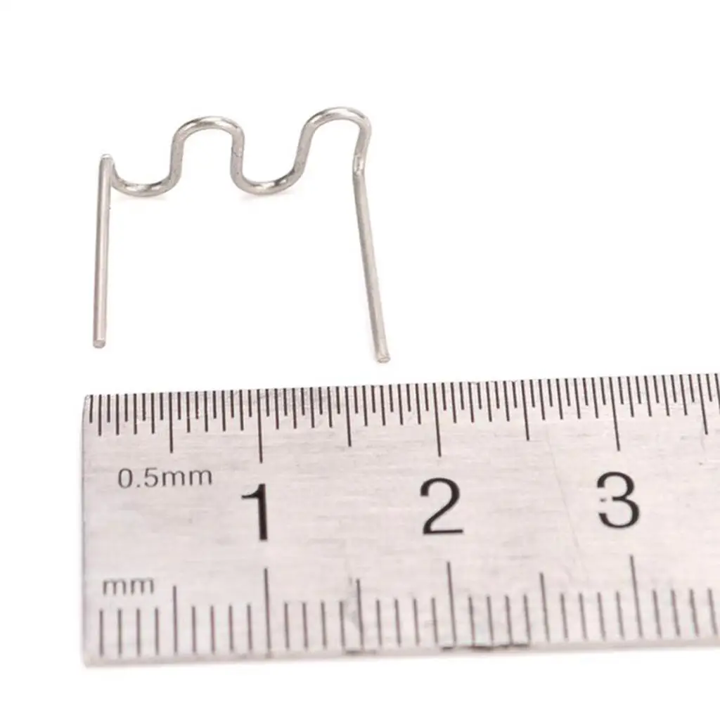 

100pcs Replacement Car Bumper Repair Welder Pre Cut 0.8mm Wave Shape Staples