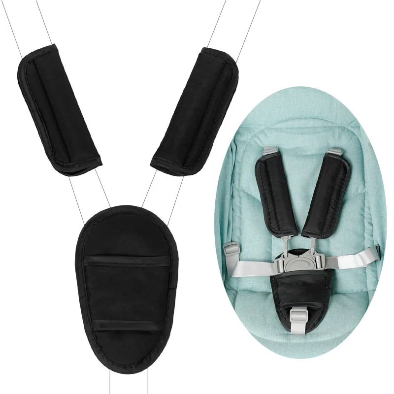 Baby Safety Car Seat Belt Pads Universal Baby Stroller Shoulder Strap Covers Soft Car Seat Belt Cushion Pram Shoulder Guard Pads