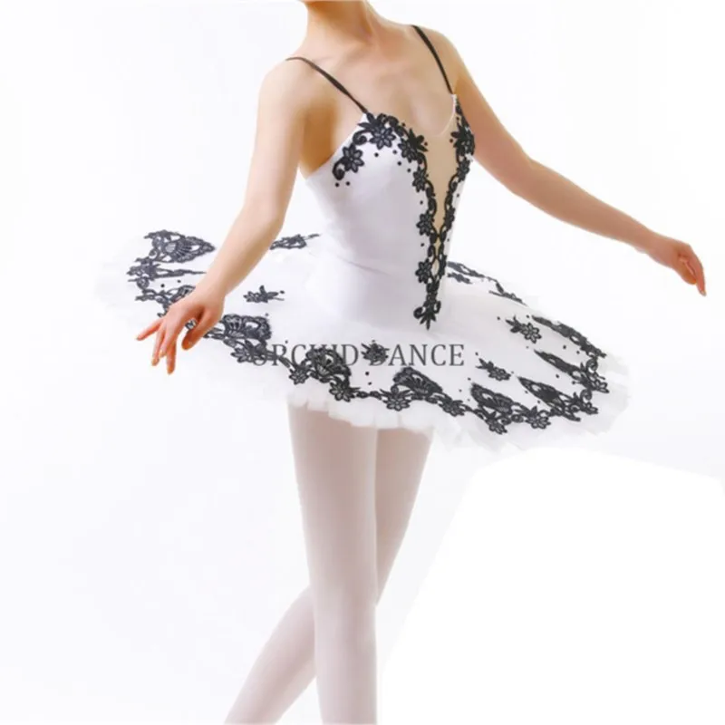 Tutù da balletto bianco professionale di alta qualità MOQ 1PCS Orchid Dance da donna