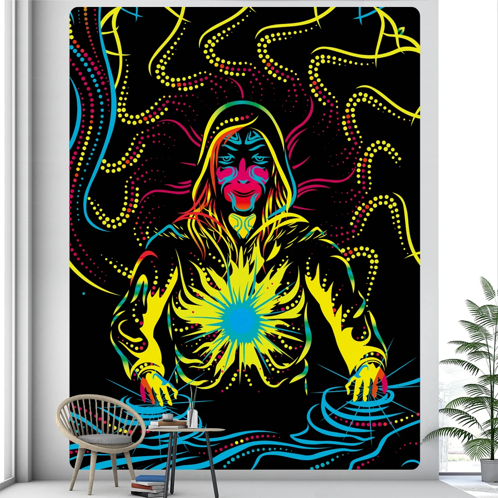 السحر التارو مشاهد مخدر ديكور المنزل الفن نسيج الهبي بوهو غرفة جدار ديكور الشاطئ منشفة ورقة