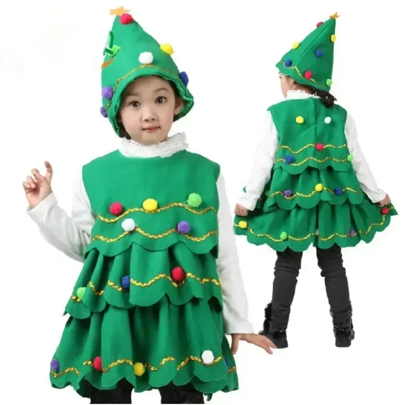 

Christmas Costumes Children's Christmas Tree Performance Costumes Performance Dance Costumes Children Christmas Gifts Tree Hat