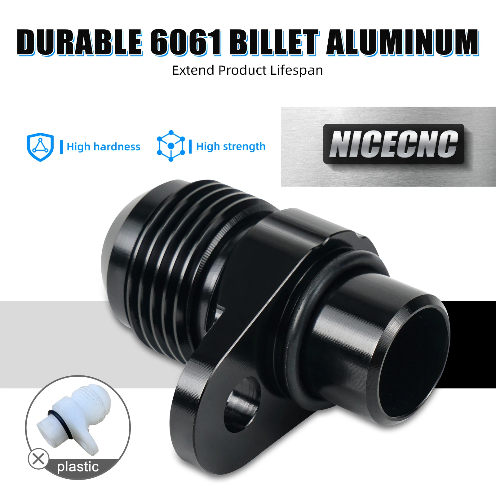 

NICECNC Maverick X3 Valve Cover Breather Fitting 420611242 For Can Am Maverick X3 Max R RR Turbo 2017-2023 UTV Accessories