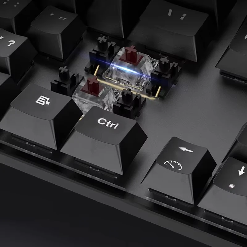 クロミ サンリオ メカニカルキーボード ブラックピンク 2.4G ワイヤレス Bluetooth キーボード キュートなデザイン ゲーマー向け コンピューター ノートパソコン 女の子へのギフト