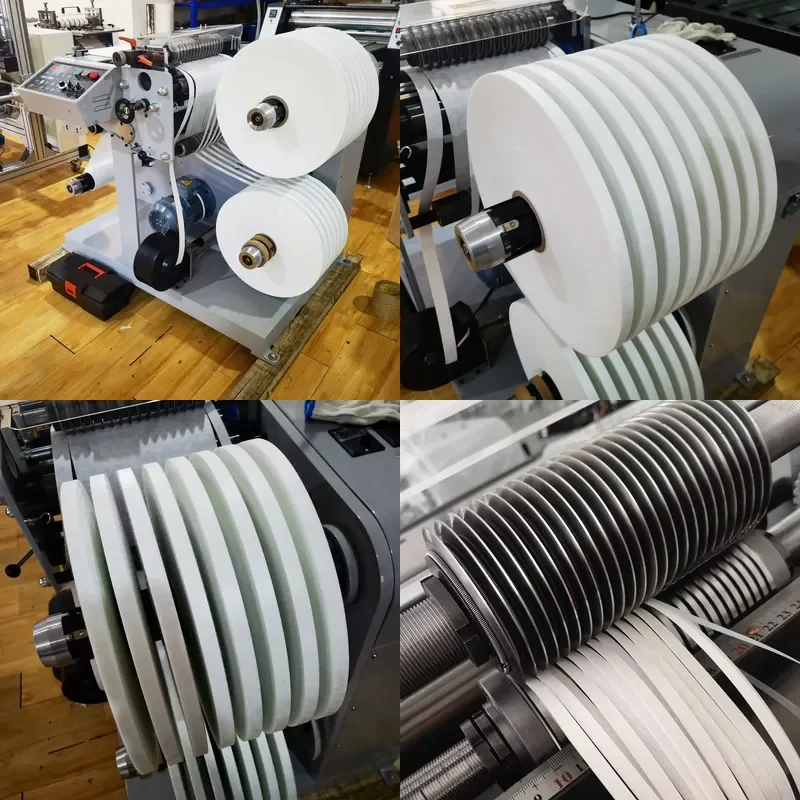 Automatic glass fiber cloth slitting machine