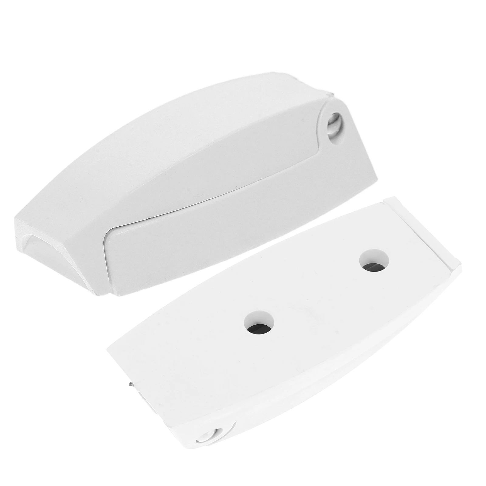 

2pcs Hidden Folding Camper Holder Clips Rv Boat Hatch Latch Heavy Duty Storage Door Catch Universal Fit Durable Plastic Foldable