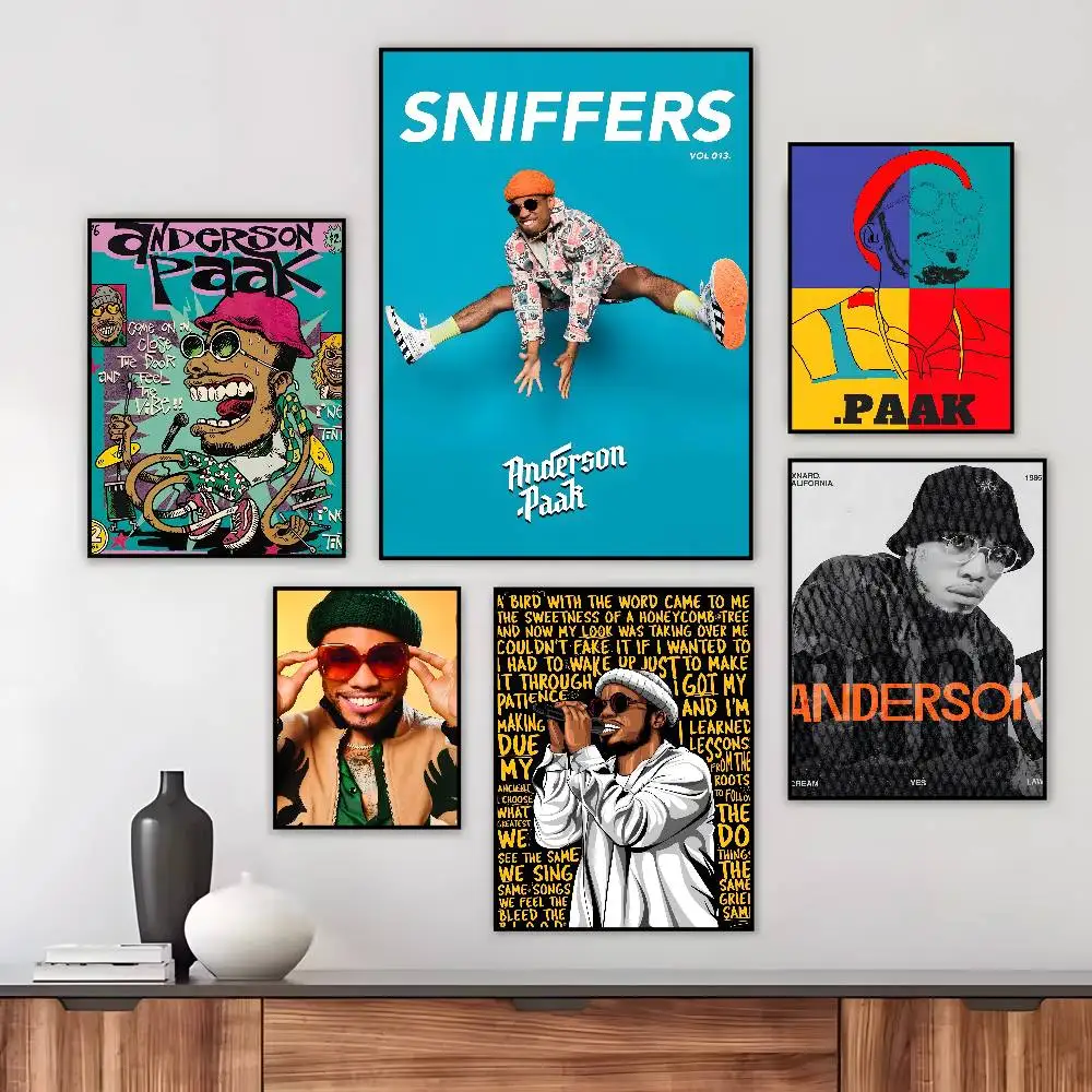 Groovy A-Anderson PaakS Poster Art canvas HD aesthetic Printing Paper Wall Art for Living Room Bar fashion Home Decor