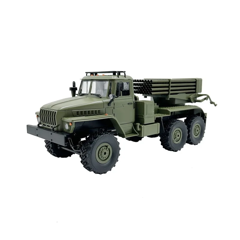 WPL Naughty Dragon 1:16 Full Scale Climbing Vehicle BM-21 Hail Rocket Launcher RC CAR Model Vehicle B36-2