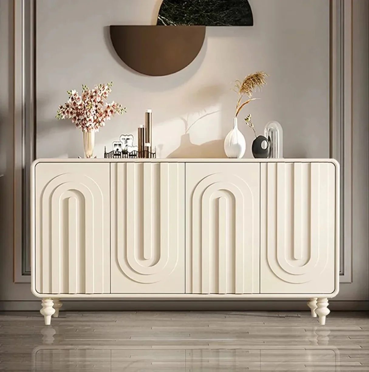 

Entrance cabinet light luxury style door entry sideboard modern simple living room storage cabinet decorative shoe cabinet