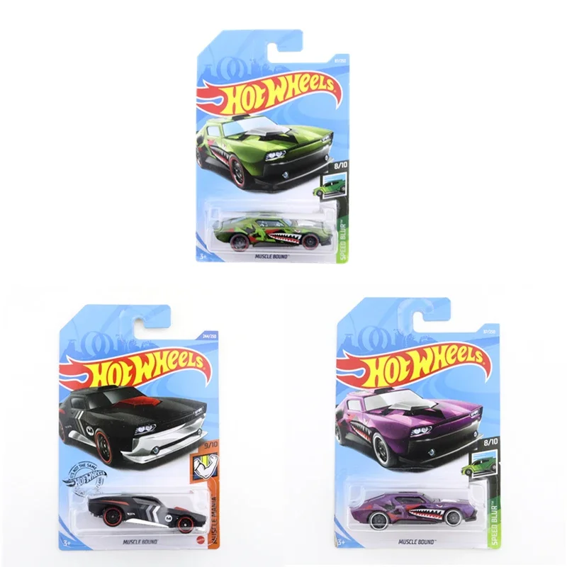 

2019-87 MUSCLE BOUND Original Hot Wheels Mini Alloy Coupe 1/64 Metal Diecast Model Car Kids Toys Gift