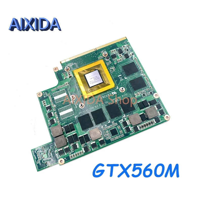 aixida-オリジナルのvgaビデオカードn12e-gs-a1-gtx-560m-gtx560mddr5asus-g53sw-g53sx-g53jwグラフィックカード