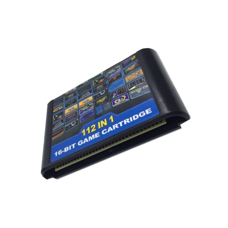 112 In 1 Game Cartridge 16 Bit Game Cartridge For Sega Megadrive Genesis Game Cartridge For PAL And NTSC