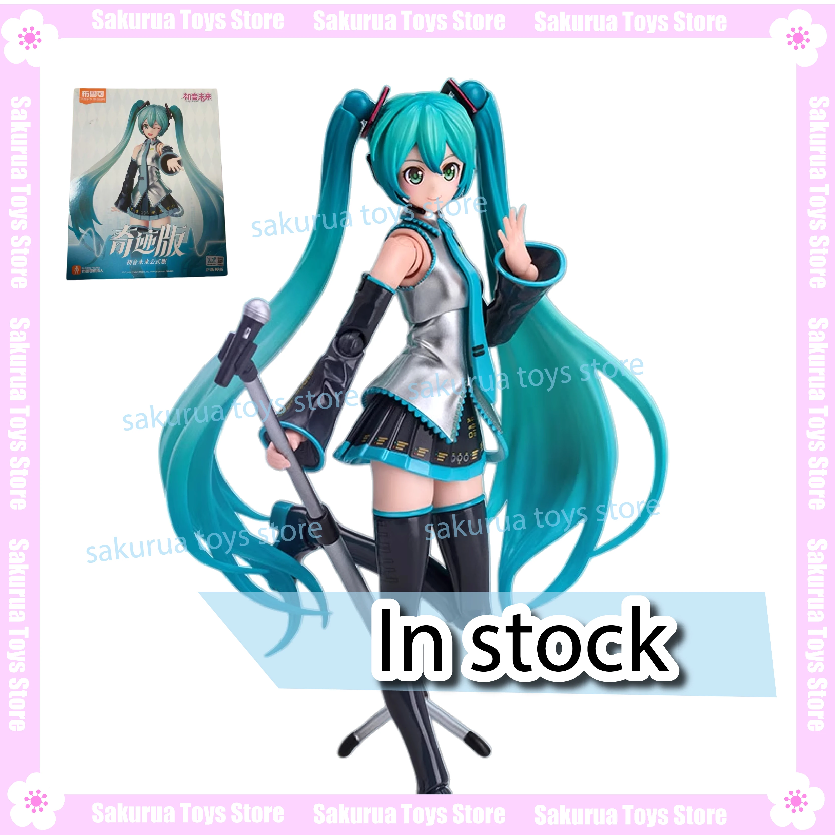Op voorraad Bruco Hatsune Miku Miracle Edition officiële server Voorgemonteerd model Assemblage Action Figure Collection Gift
