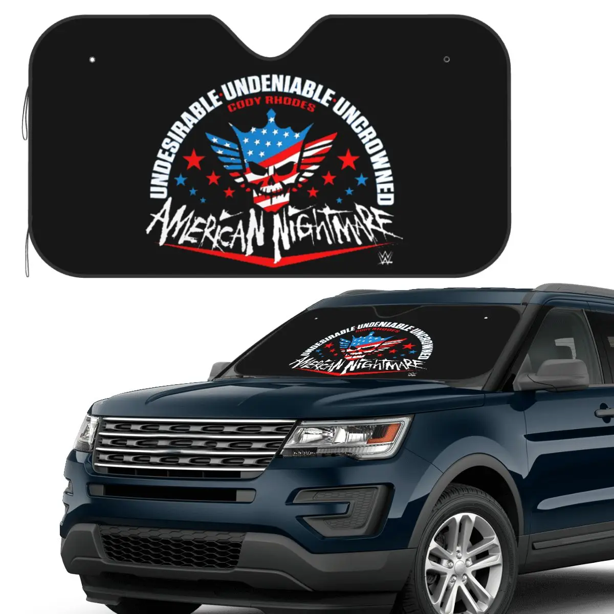 

Cody Rhodes Mes Sunshade Windscreen Car Front Windshield Window Sun Visor Accessories Covers