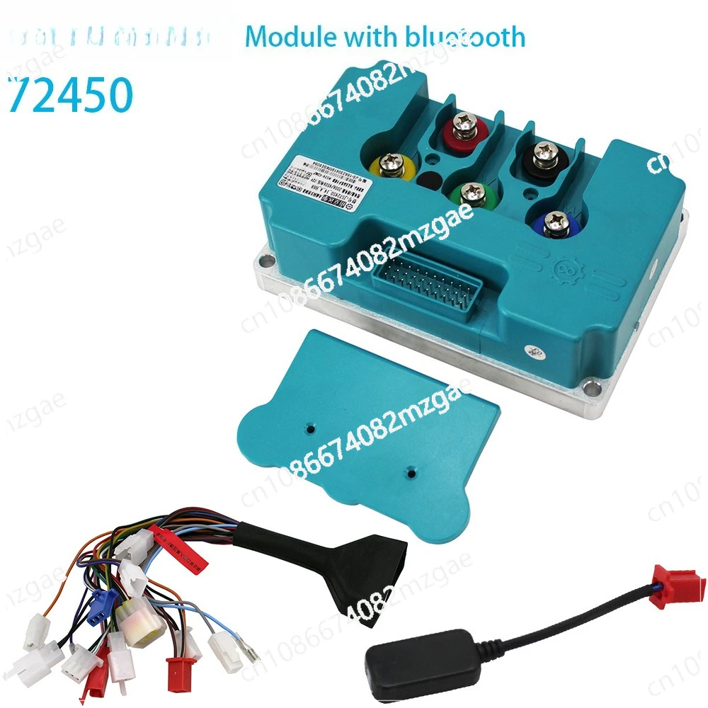 ND72450 Controller With Bluetooth  E-Motorcycle Controller 450A BLDC Programmable with Bluetooth/USB Cable 48V-72V