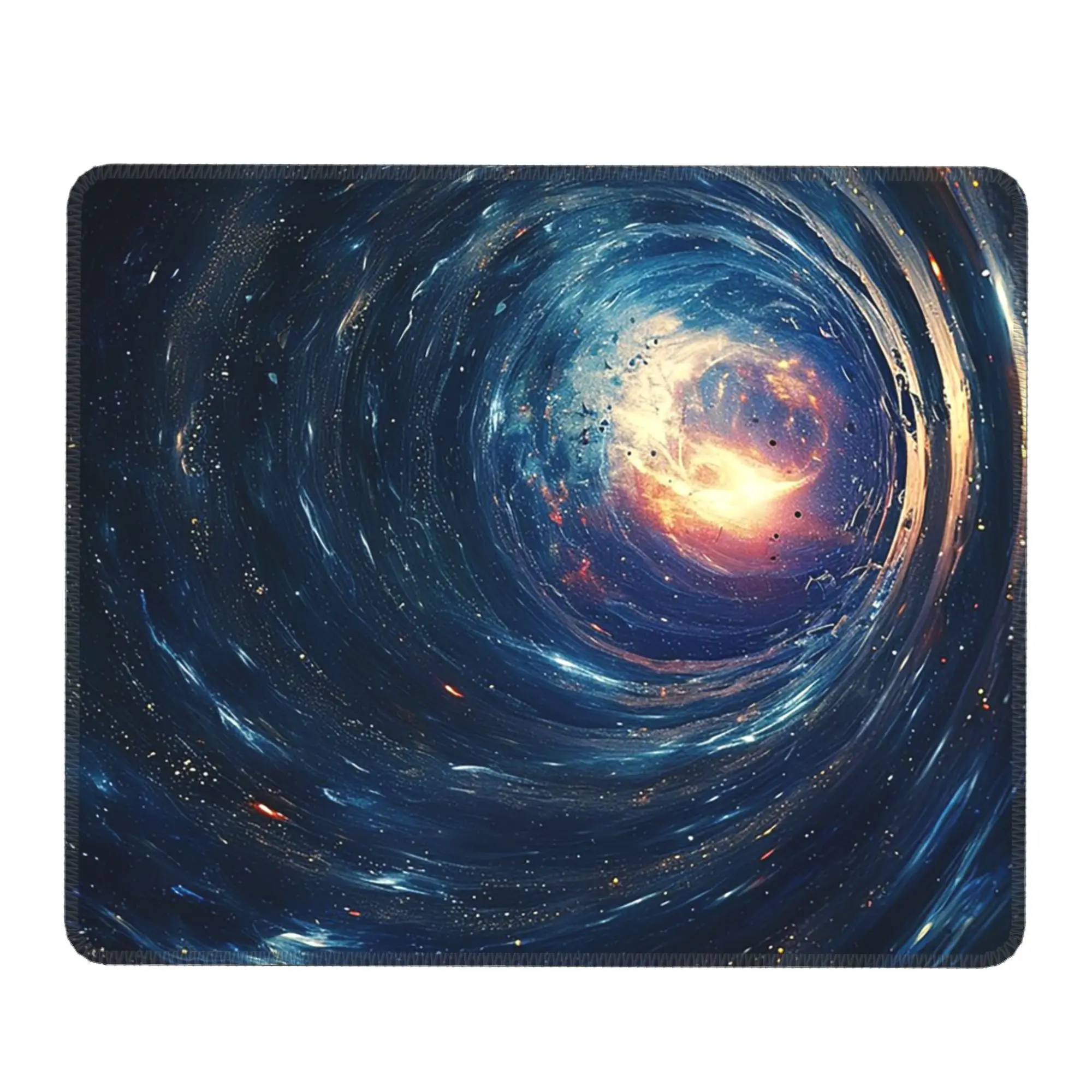 Cosmic Starry Sky Wormhole Mouse Pad Computer Keyboard Mouse Mat Gaming PC Laptop Desk Mat Office Accessories Table Mats