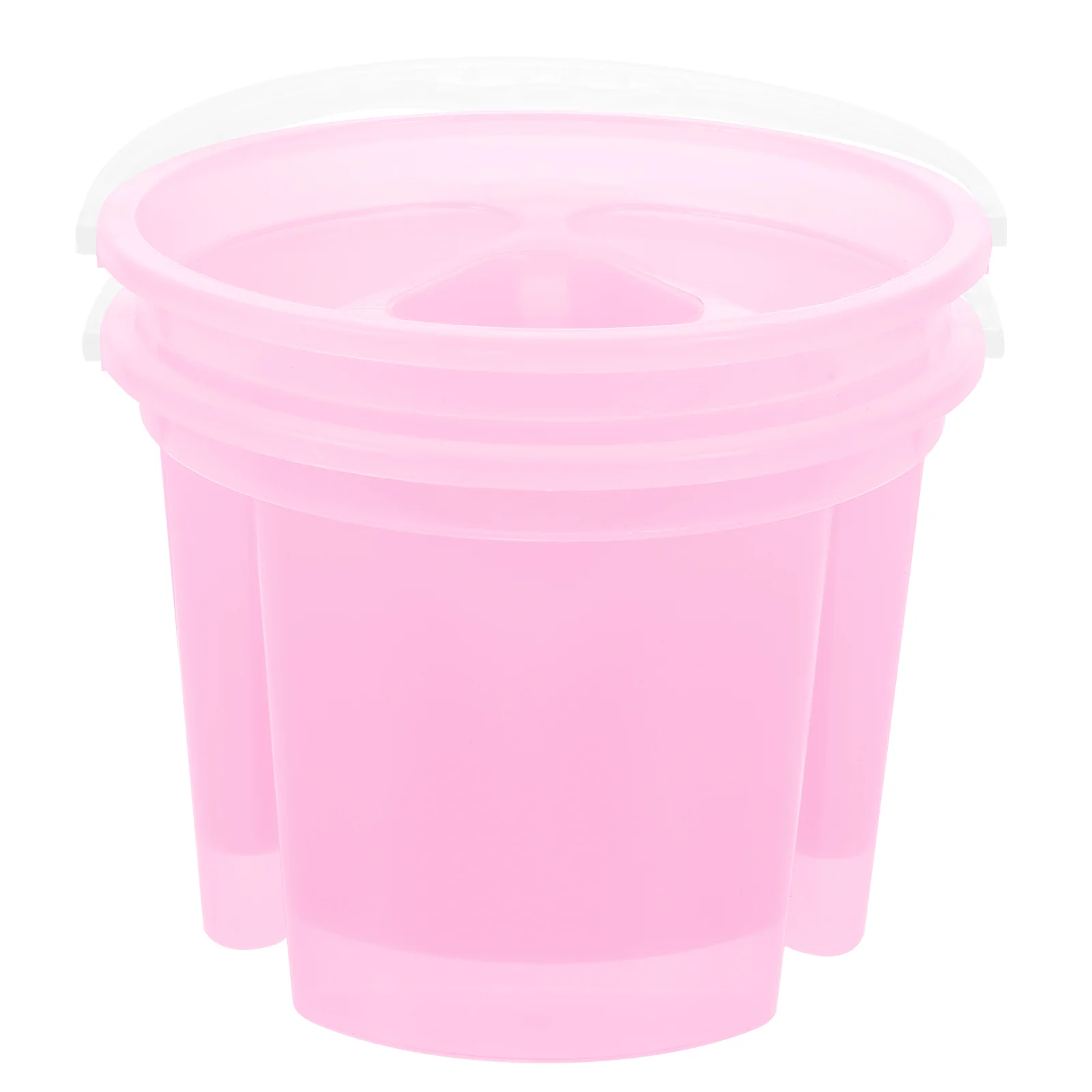 

2 Pcs Pencil Bucket Brush Rinser Car Wash Kit Oil Painting Supplies Water Pots Basin with Handle Container