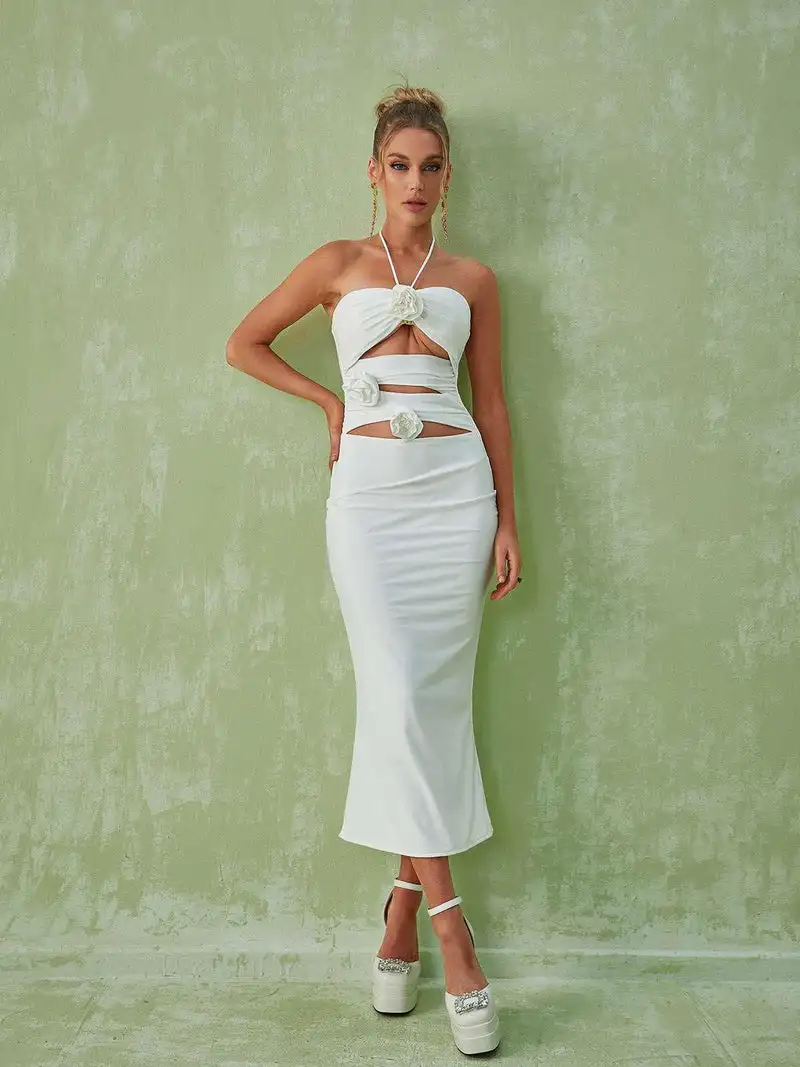beach club cut out maxi dress Green vibes only. Manifesting the life I deserve. @fashionnova , Beach Club Cut Out Maxi, Dress