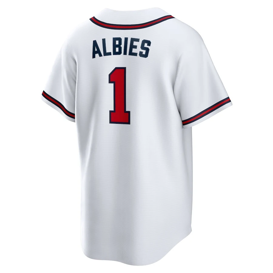 Atlanta Braves Baseball Jersey Cardigan, Comfortable And Stylish Baseball Training Uniform, Refreshing And Breathable Sportswear