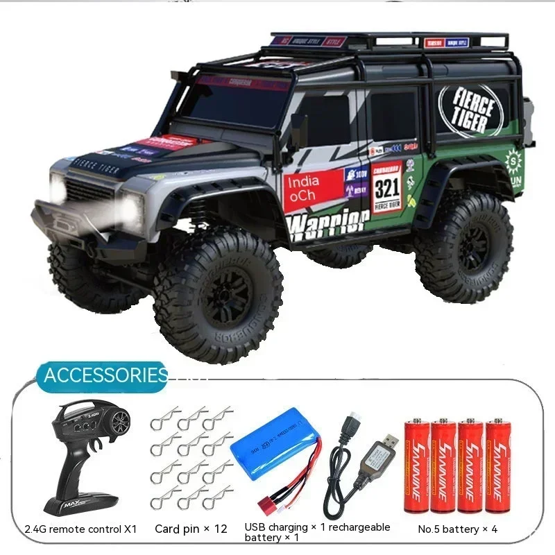 New Professional Rc Remote Control Car  1:10  Guard  Four-drive  High-speed  Climbing Off-road Vehicle Model Car Children's Toys